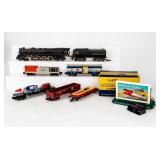 Lot of 7 AF Train Engine & Accessories