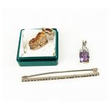 Jewelry Sterling Silver Charm, Brooch & Pendant