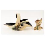 Vintage MCM Set of "Parchment & Pine" by Hull