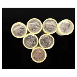 Coin (7) 2003-D Bank Rolls of Kennedy 1/2 Dollars