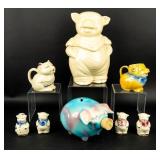 Vintage Lot of 8 Ceramic Animals by Hull & Shawnee