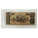 Coin 1864 Confederate States $20 Note in Fine