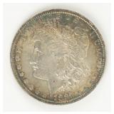 Coin 1887-O  Morgan Silver Dollar BU Rainbow