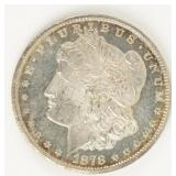Coin 1878-CC  Morgan Silver Dollar  Brilliant Unc.