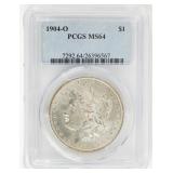 Coin 1904-O  Morgan Silver Dollar PCGS MS64