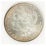 Coin 1879-O Morgan Silver Dollar in Brilliant Unc.