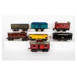 Lot of 7 American Flyer Model Train Cars
