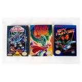 Lot of 3 NES Game Boxes