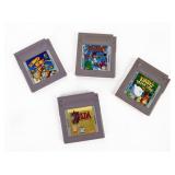 Lot of 4 Gameboy Games  Zelda, DK, Kirby