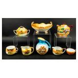 Vintage Lot of 8 Dutch & Japanese Dishes
