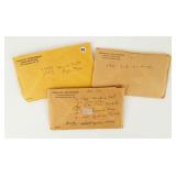 Coin (3) Proof Sets in Envelopes 1960,61 & 63