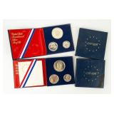 Coin (4) 1976 3 Pcs Silver Proof Sets