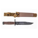 Knife OKC-3S Bayonet USMC Tan With Honing Rod