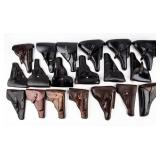 Lot Of 18 Holsters Original & Reproduction Wartime