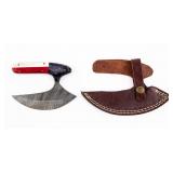 Knife Fantasy Curved Blade Texas Themed Handle
