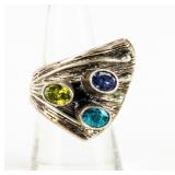 Jewelry Sterling Silver Cocktail Ring