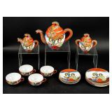 Vintage Lot of 15 Porcelain Japanese Dragonware
