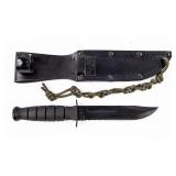 Knife Mid-Size KA-BAR Fixed Blade Black Knife