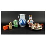 Vintage Mixed Lot of 5 Asian & Asian-Inspired Déco