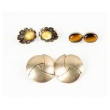 Jewelry Lot of Sterling Silver Earrings