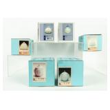 Lot Of 6 Lladro Christmas Bells w / Boxes