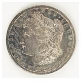 Coin 1882-S Morgan Silver Dollar  Brilliant Unc.