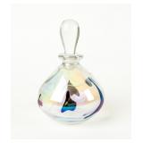 Studio Iridescent Heart Blown Glass Perfume Bottle