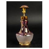 VTG Iridescent Lilac Perfume Bottle by DeVilbiss