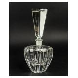 Colorless Perfume Bottle w / Triangular Stopper