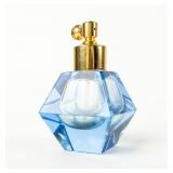 VTG Blue Glass Perfume Bottle by Holmspray