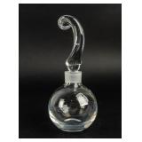 Colorless Ocean Wave Glass Perfume Bottle