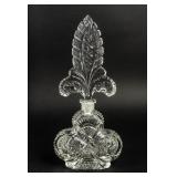 Fancy XL Fleur de Lis & Clover Perfume Bottle
