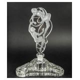 Nude Bohemian Etched Glass Perfume BottleSigned