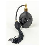 Gothic Black Flame Glass Perfume Bottle