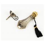 Antique / VTG Lot: Sterling Silver Bottle & Funnel