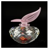 Swarovski "Rose Flacon" Perfume Bottle in Box