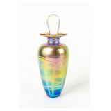 Art Glass Perfume Bottle by R. HeldSigned