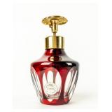 VTG Blood Red, Oval Cut Perfume BottleMikado