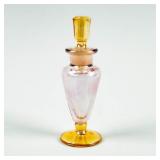 Amethyst & Amber Glass Perfume Bottle