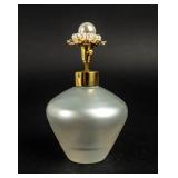 VTG White Pearlescent Perfume Bottle