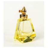 Vintage Lemon Glass Perfume Bottle by Holmspray