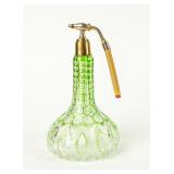 Vintage Green Optical Effect Perfume Bottle
