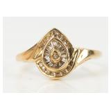 Jewelry 10kt Yellow Gold Diamond Ring