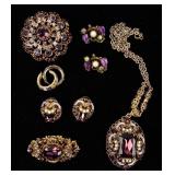 Jewelry Lot of Signed Costume / Sterling