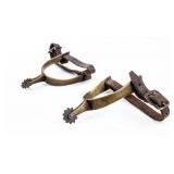 Vintage Pair of Cowboy Spurs w / Straps