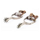 Vintage Pair of Cowboy Spurs w / Straps