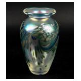 Studio Art Iridescent VaseSigned & Numbered