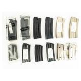 Lot Of 12 Ruger Mini-14 Magazines 20,25 & 30 Round
