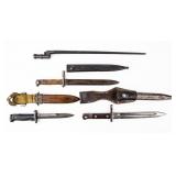 Knife Mixed Lot Of Bayonets 4 In Total