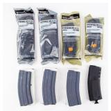 Lot Of 8 Mixed AR Magazines Polymer & Metal